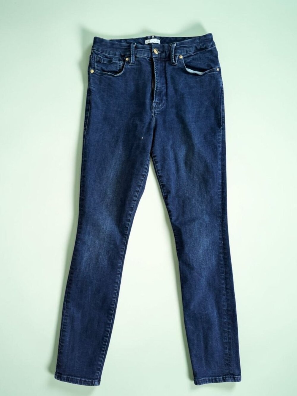 GOOD AMERICAN Dark Wash Stretch Jeans Size US 12 / 31